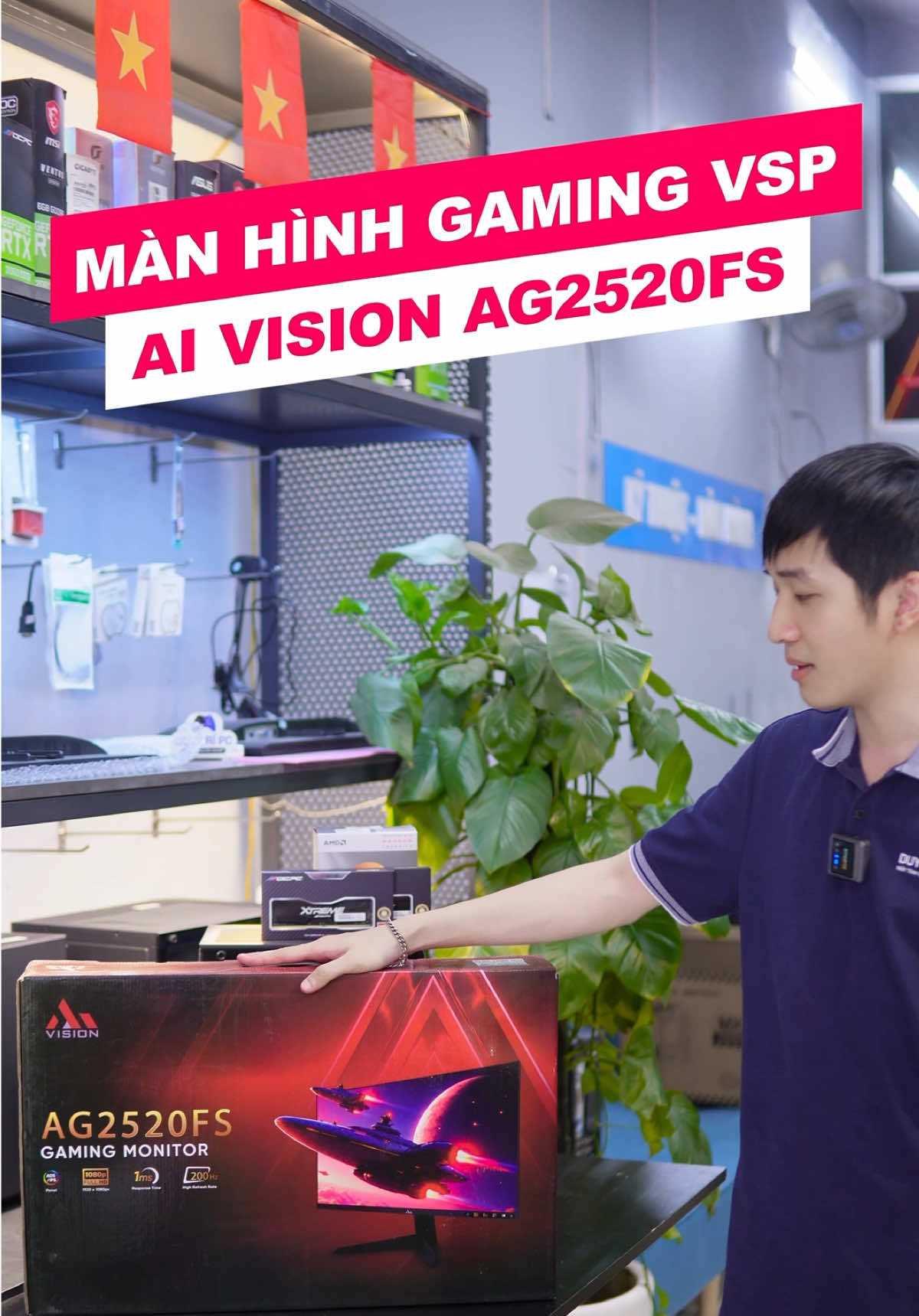 Đánh Giá Màn Hình Gaming VSP AI Vision AG2520FS 200Hz Giá Rẻ Chỉ Hơn 2 Triệu